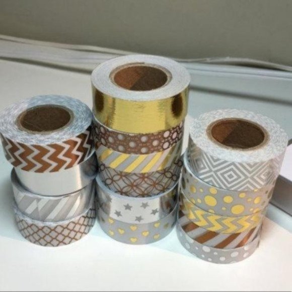 Recollections Washi Tube - Gold | Silver - Picture 2 of 3